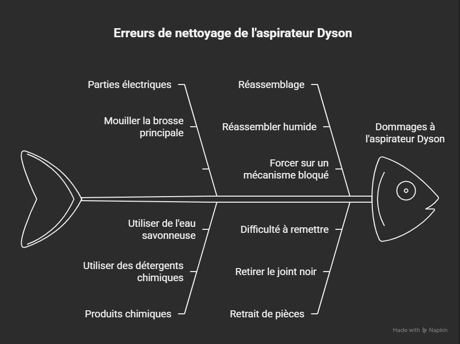 nettoyer aspirateur dyson erreur a éviter